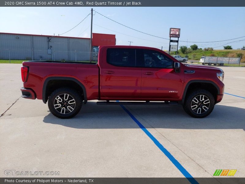 Red Quartz Tintcoat / Jet Black 2020 GMC Sierra 1500 AT4 Crew Cab 4WD