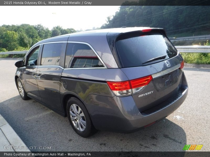 Modern Steel Metallic / Gray 2015 Honda Odyssey EX-L
