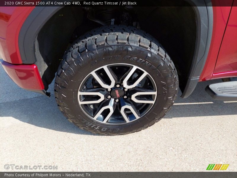 Red Quartz Tintcoat / Jet Black 2020 GMC Sierra 1500 AT4 Crew Cab 4WD
