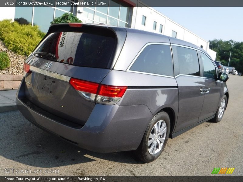 Modern Steel Metallic / Gray 2015 Honda Odyssey EX-L