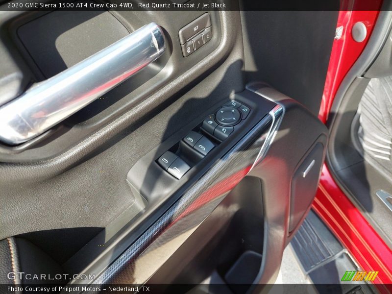 Red Quartz Tintcoat / Jet Black 2020 GMC Sierra 1500 AT4 Crew Cab 4WD