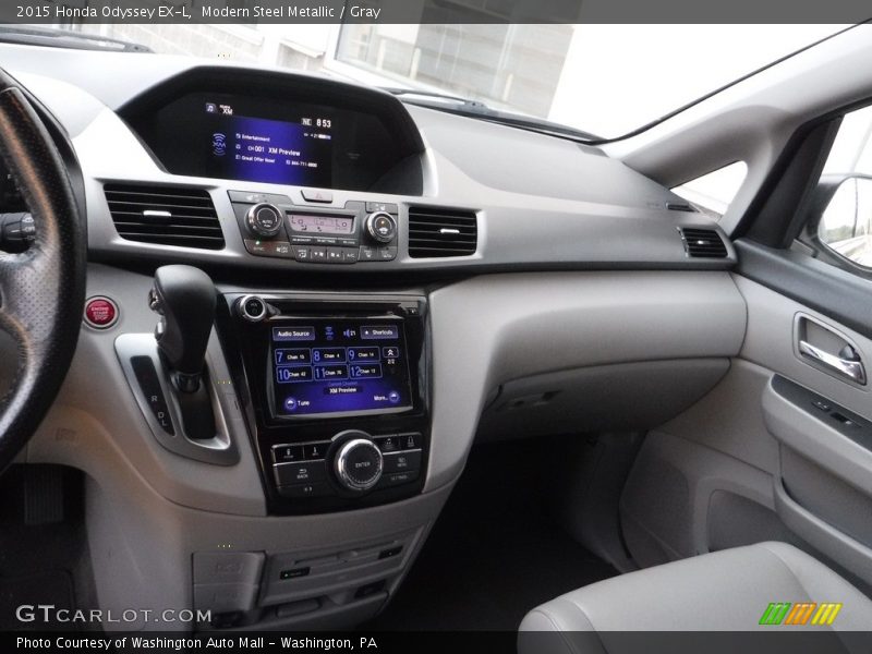 Modern Steel Metallic / Gray 2015 Honda Odyssey EX-L