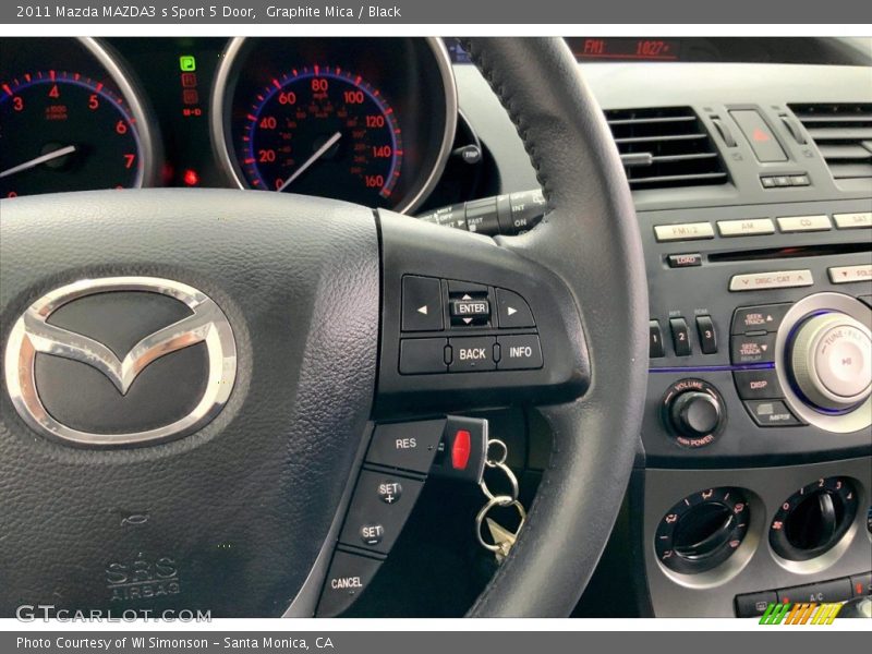 Graphite Mica / Black 2011 Mazda MAZDA3 s Sport 5 Door