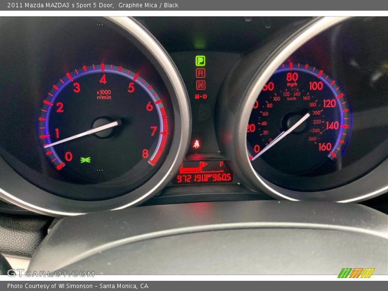 Graphite Mica / Black 2011 Mazda MAZDA3 s Sport 5 Door