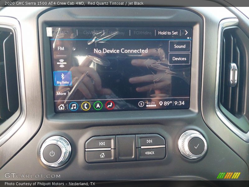 Red Quartz Tintcoat / Jet Black 2020 GMC Sierra 1500 AT4 Crew Cab 4WD