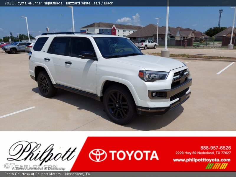 Blizzard White Pearl / Black 2021 Toyota 4Runner Nightshade