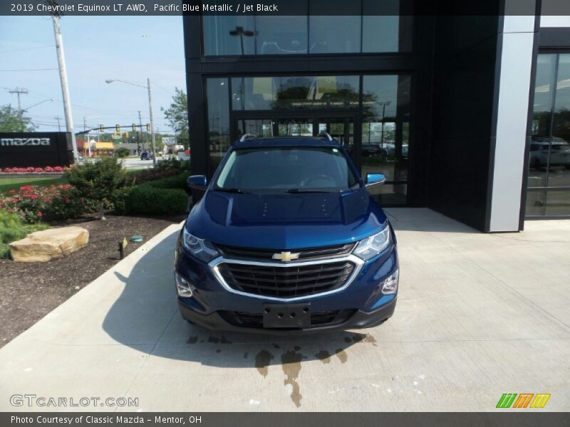 Pacific Blue Metallic / Jet Black 2019 Chevrolet Equinox LT AWD