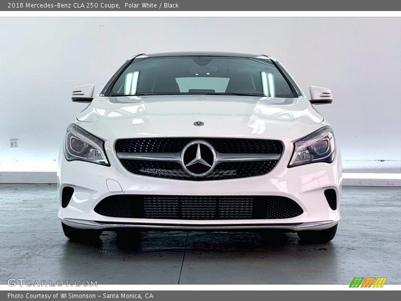 Polar White / Black 2018 Mercedes-Benz CLA 250 Coupe