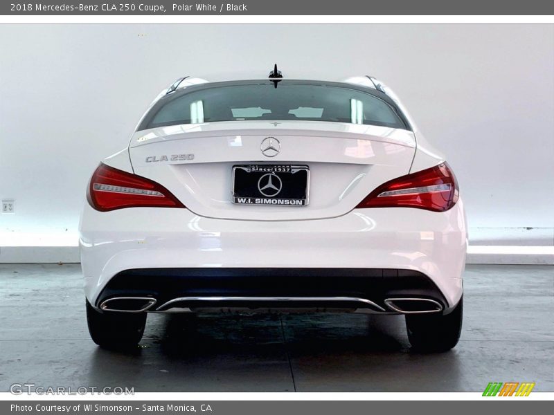 Polar White / Black 2018 Mercedes-Benz CLA 250 Coupe