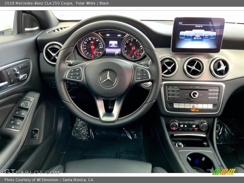 Polar White / Black 2018 Mercedes-Benz CLA 250 Coupe