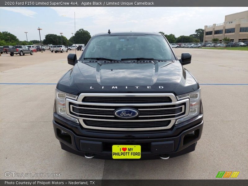 Agate Black / Limited Unique Camelback 2020 Ford F150 Limited SuperCrew 4x4