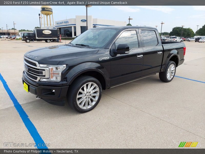 Agate Black / Limited Unique Camelback 2020 Ford F150 Limited SuperCrew 4x4