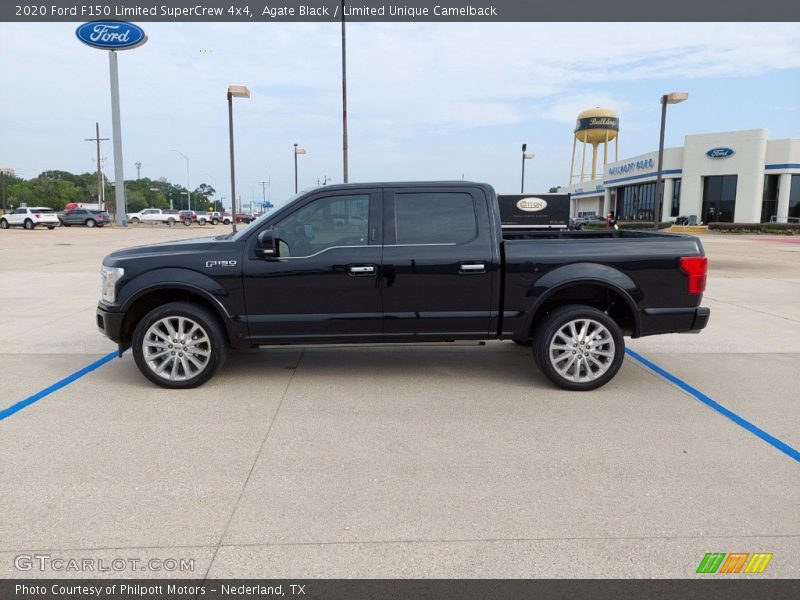 Agate Black / Limited Unique Camelback 2020 Ford F150 Limited SuperCrew 4x4