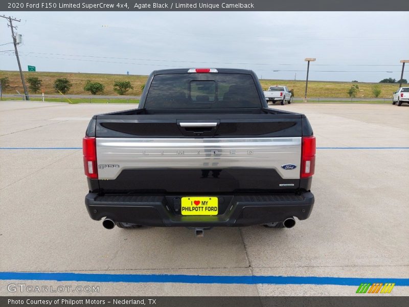 Agate Black / Limited Unique Camelback 2020 Ford F150 Limited SuperCrew 4x4
