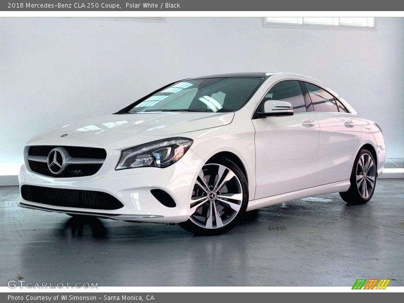 Polar White / Black 2018 Mercedes-Benz CLA 250 Coupe