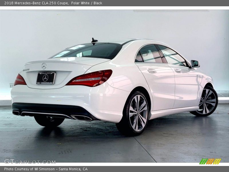 Polar White / Black 2018 Mercedes-Benz CLA 250 Coupe