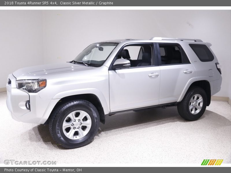 Classic Silver Metallic / Graphite 2018 Toyota 4Runner SR5 4x4