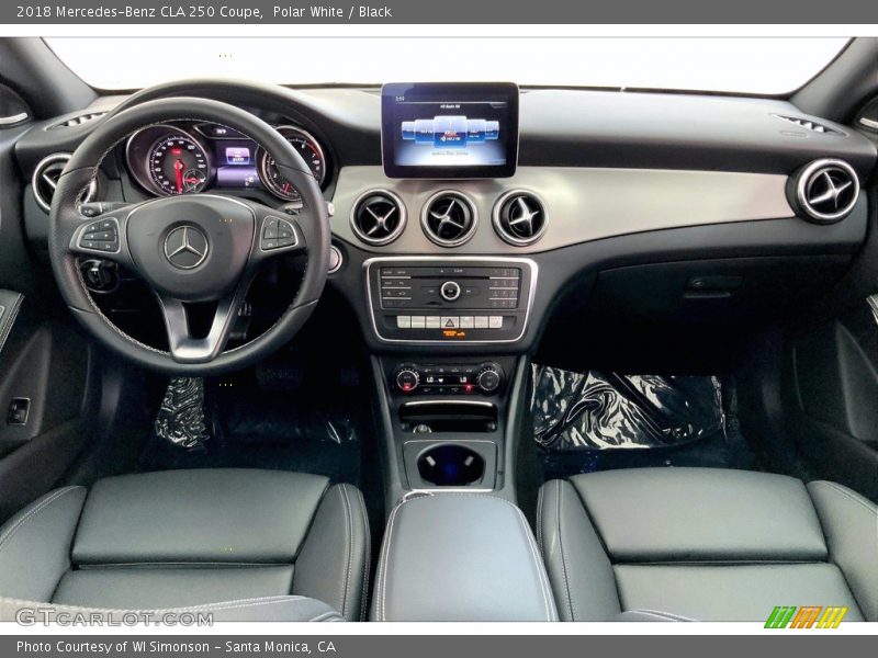 Polar White / Black 2018 Mercedes-Benz CLA 250 Coupe