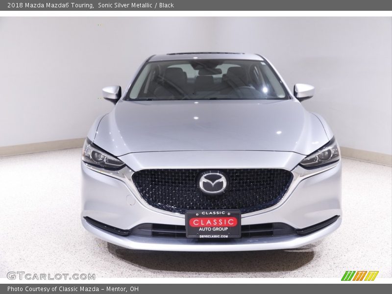 Sonic Silver Metallic / Black 2018 Mazda Mazda6 Touring