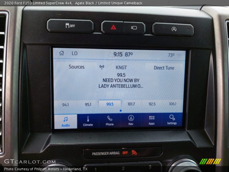 Audio System of 2020 F150 Limited SuperCrew 4x4