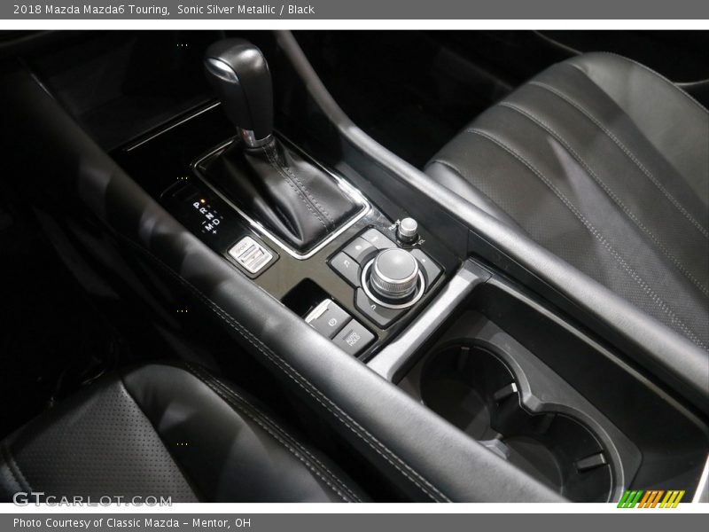 Sonic Silver Metallic / Black 2018 Mazda Mazda6 Touring