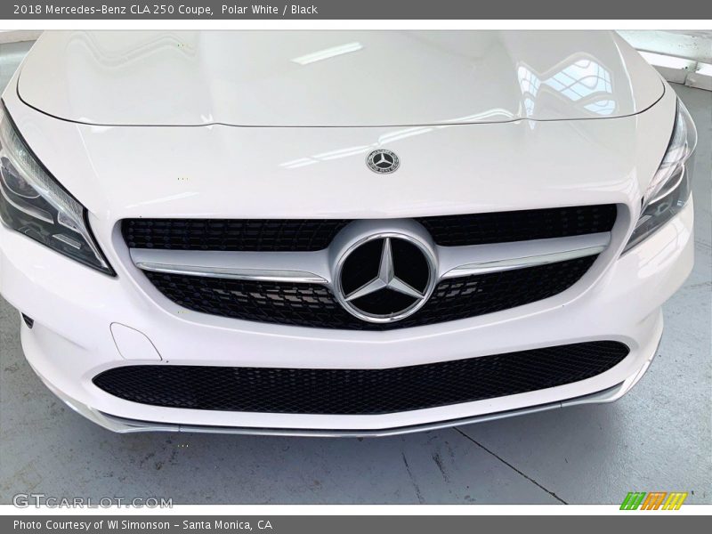 Polar White / Black 2018 Mercedes-Benz CLA 250 Coupe
