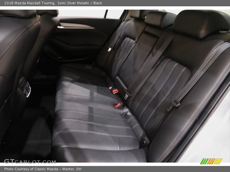 Sonic Silver Metallic / Black 2018 Mazda Mazda6 Touring