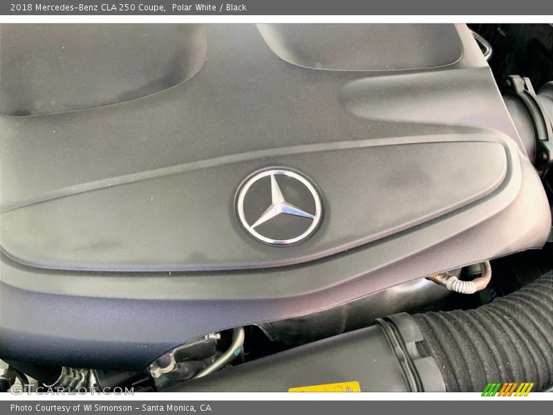 Polar White / Black 2018 Mercedes-Benz CLA 250 Coupe