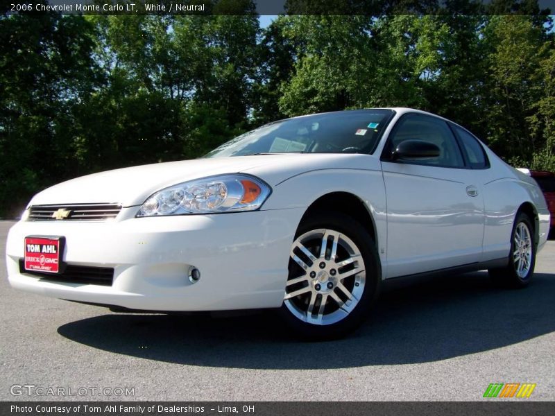 White / Neutral 2006 Chevrolet Monte Carlo LT