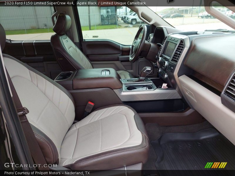 Front Seat of 2020 F150 Limited SuperCrew 4x4