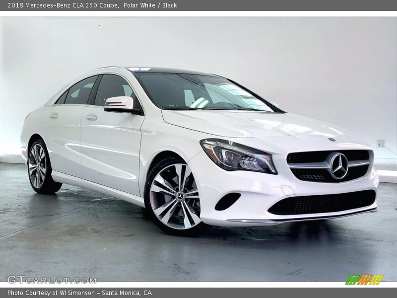 Polar White / Black 2018 Mercedes-Benz CLA 250 Coupe