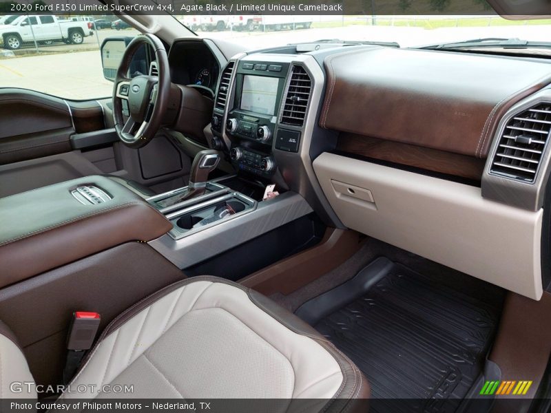 Front Seat of 2020 F150 Limited SuperCrew 4x4