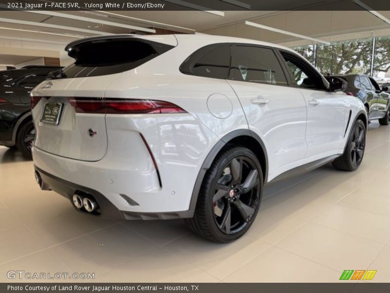 Yulong White / Ebony/Ebony 2021 Jaguar F-PACE SVR