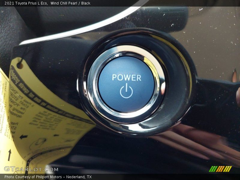Controls of 2021 Prius L Eco