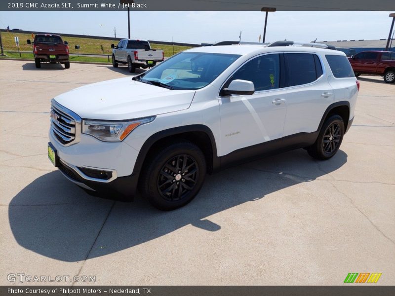 Summit White / Jet Black 2018 GMC Acadia SLT