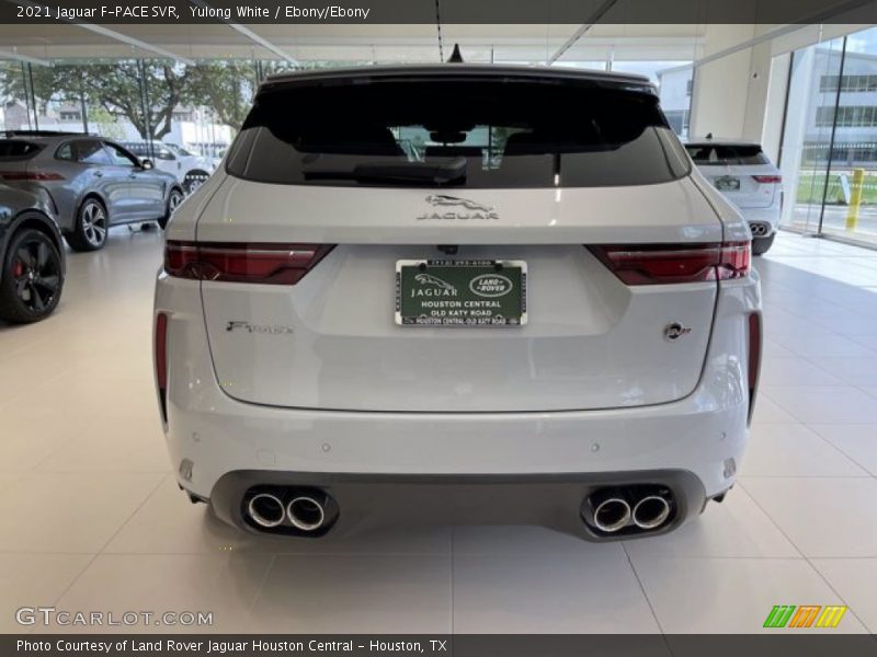 Yulong White / Ebony/Ebony 2021 Jaguar F-PACE SVR
