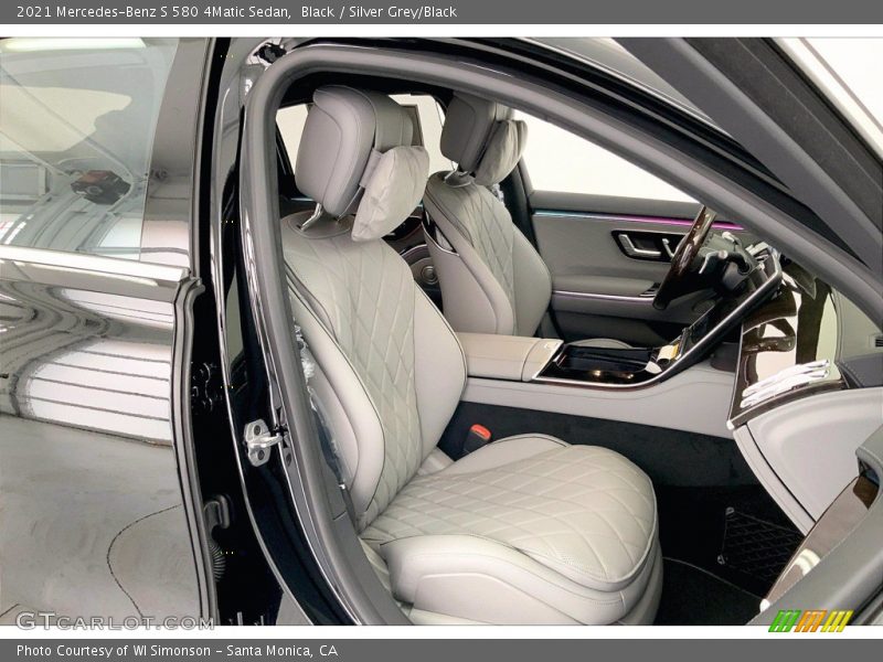 Black / Silver Grey/Black 2021 Mercedes-Benz S 580 4Matic Sedan