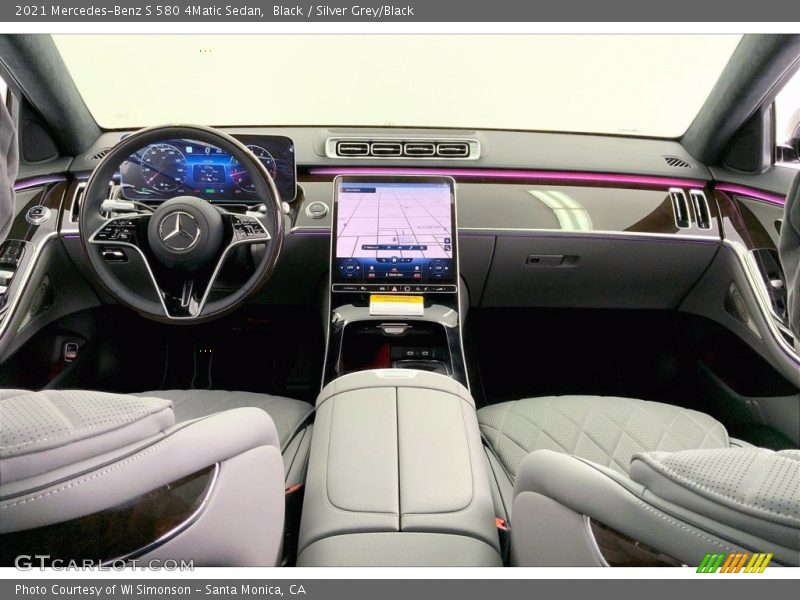 Black / Silver Grey/Black 2021 Mercedes-Benz S 580 4Matic Sedan