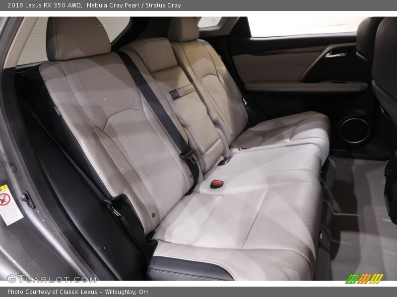 Nebula Gray Pearl / Stratus Gray 2016 Lexus RX 350 AWD