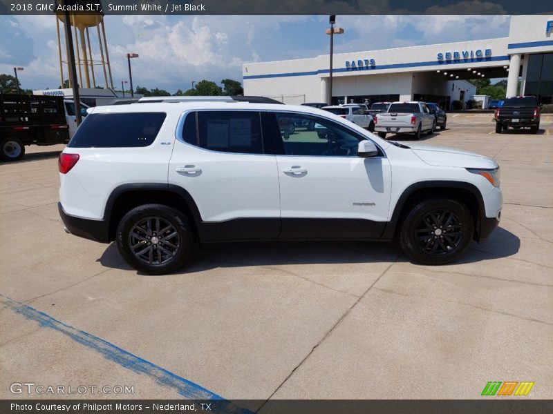 Summit White / Jet Black 2018 GMC Acadia SLT