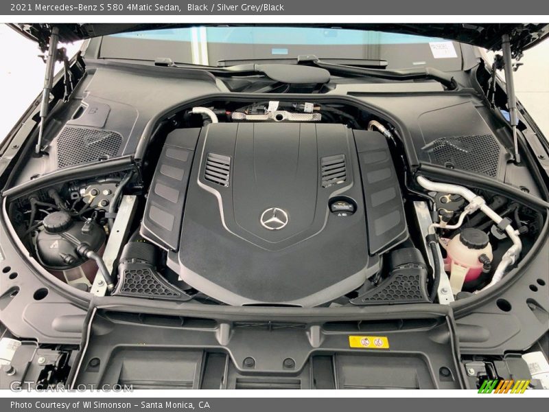 Black / Silver Grey/Black 2021 Mercedes-Benz S 580 4Matic Sedan