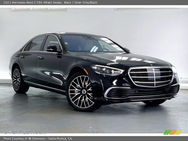 Black / Silver Grey/Black 2021 Mercedes-Benz S 580 4Matic Sedan