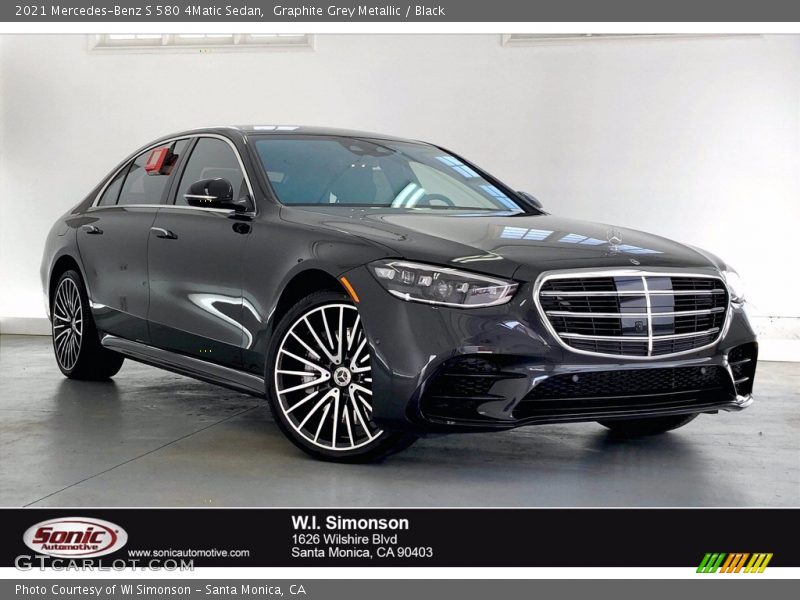 Graphite Grey Metallic / Black 2021 Mercedes-Benz S 580 4Matic Sedan