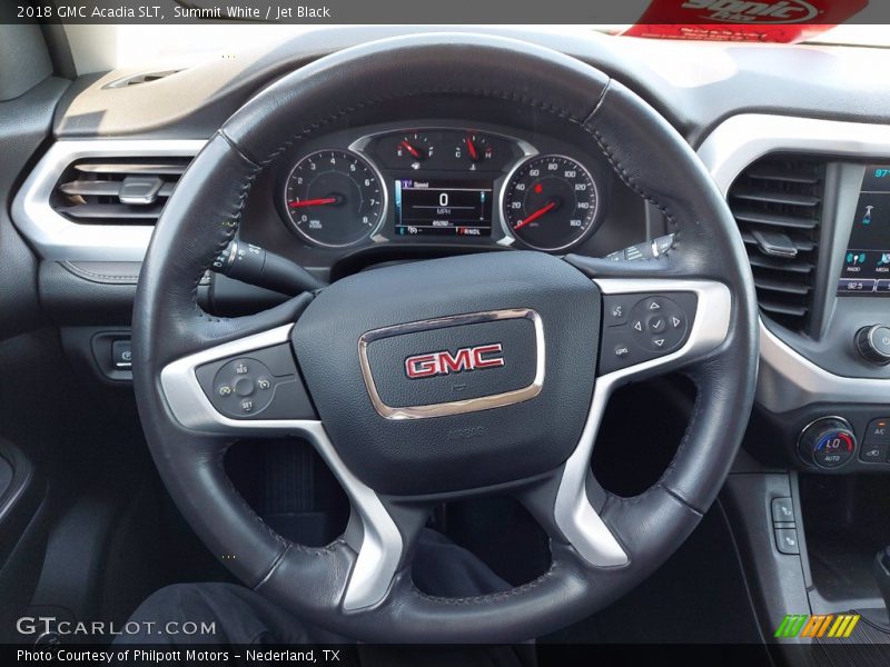 Summit White / Jet Black 2018 GMC Acadia SLT
