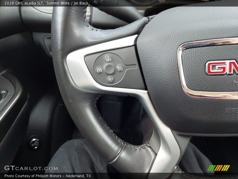 Summit White / Jet Black 2018 GMC Acadia SLT