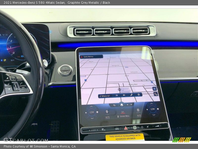 Graphite Grey Metallic / Black 2021 Mercedes-Benz S 580 4Matic Sedan