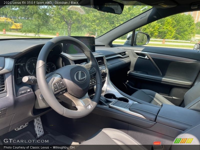 Obsidian / Black 2021 Lexus RX 350 F Sport AWD