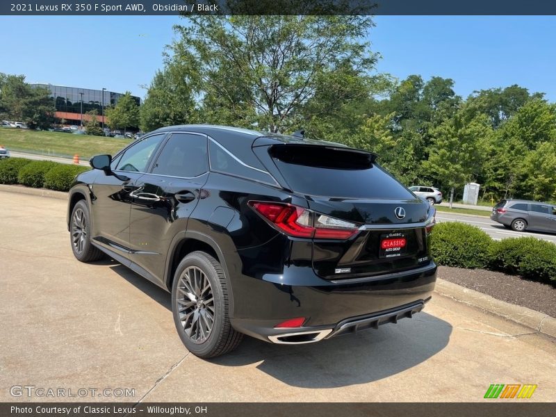 Obsidian / Black 2021 Lexus RX 350 F Sport AWD