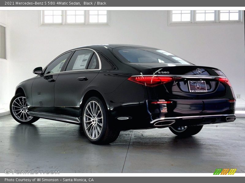Black / Black 2021 Mercedes-Benz S 580 4Matic Sedan