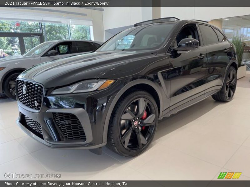 Front 3/4 View of 2021 F-PACE SVR